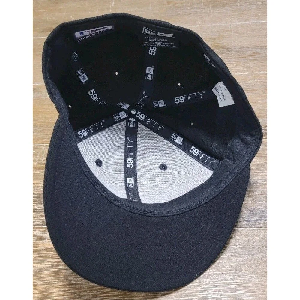 Colorado Rockies Black Hat New Era 59FIFTY On Field Fitted 6 3/4 Youth Kids MLB